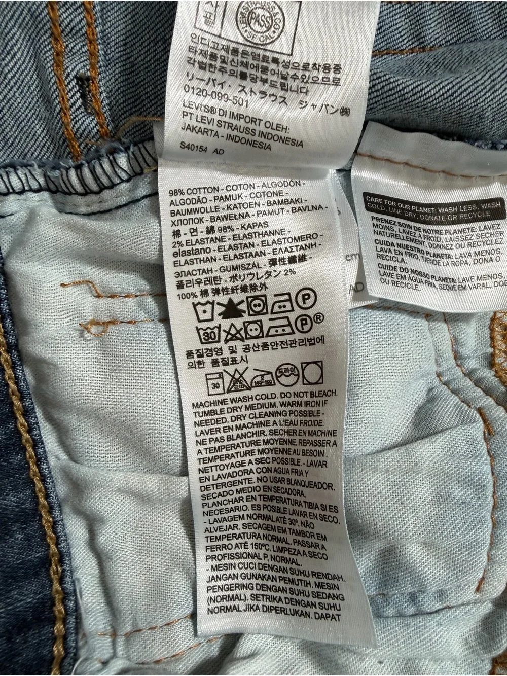 Levi's 514 Straight‎ Fit Men's Jeans W42 L30 Medium Wash Denim